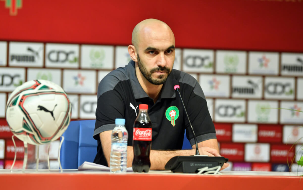 وليد الركراكي يقدم ندوة صحفية