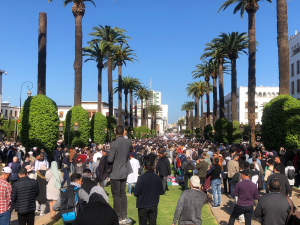 مسيرة حاشدة للأساتذة بالرباط