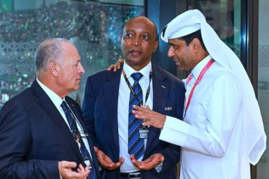 موتسيبي يؤكد إستمرار الشراكة بين "CAF" و"BEIN SPORTS" القطرية