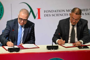 توقيع اتفاقية إطار بين الجامعة الملكية المغربية لكرة القدم ومؤسسة محمد السادس للعلوم والصحة